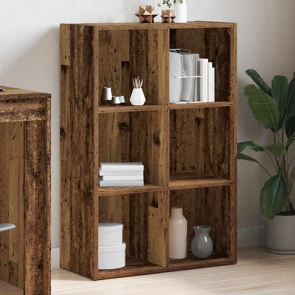 vidaXL Book Cabinet/Sideboard Old Wood 66x30x98 cm Inženirski les