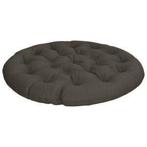 vidaXL Papasan blazina VIANEN 100% poliester Antracit &Oslash; 130 x 12 cm