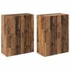 vidaXL Omara za steno 2 pcs Star les 69,5 x 34 x 90 cm Konstruiran les