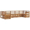 vidaXL Sedežne garniture 7 pcs Naravna Masiven les akacije