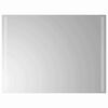 vidaXL LED kopalni&scaron;ko ogledalo Transparentno 80 x 60 cm kaljeno steklo