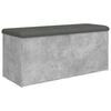 vidaXL Klop za shranjevanje betonska siva 102x42x45 cm inženirski les