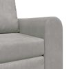 vidaXL Sofa postelja Svetlo siva 98 x 71 x 83 cm Žamet
