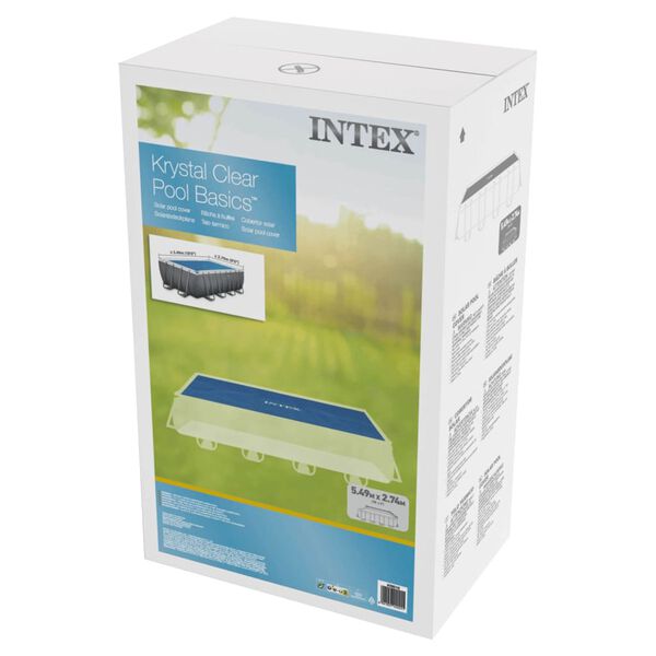 Intex Solarno pokrivalo za bazen modro 538x253 cm polietilen