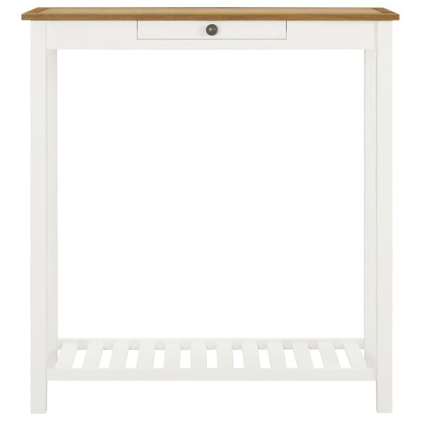 vidaXL Barska miza 100x40x110 cm trdna hrastovina