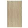 vidaXL Knjižna omara / komoda sonoma hrast 50x25x80 cm iverna plošča