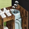 vidaXL Golf omara Enobarvno Dimljeni oreh 102 x 45 x 85,5 cm