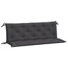 vidaXL Blazina za vrtno klop 2 kosa antracit 150x50x7cm oxford tkanina
