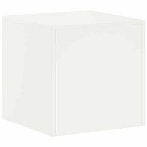 vidaXL Stojalo za rastline Bela 40 x 40 x 40 cm Jeklo