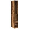 vidaXL Garderobna omara starinski les 30x50x200 cm inženirski les