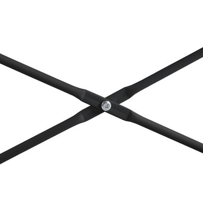 vidaXL Računalniška miza črna in hrast 110x72x70 cm iverna plošča