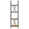 vidaXL Knjižna polica Star les 40 x 30 x 146 cm Konstruiran les