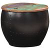 vidaXL Klubska mizica 53x43 cm trden predelan les