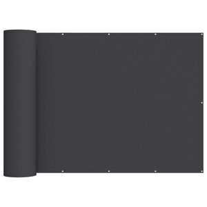 vidaXL Zaslon za zasebnost na balkonu 150 x 400 cm Blago s PU prevleko