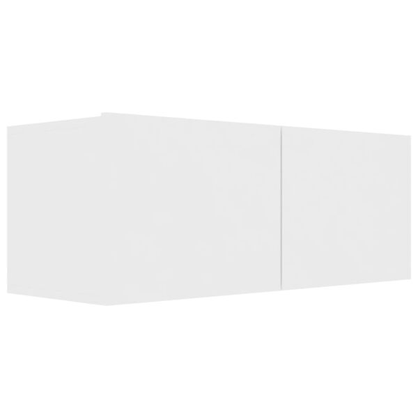 vidaXL Komplet TV omaric 2-delni bela iverna plošča