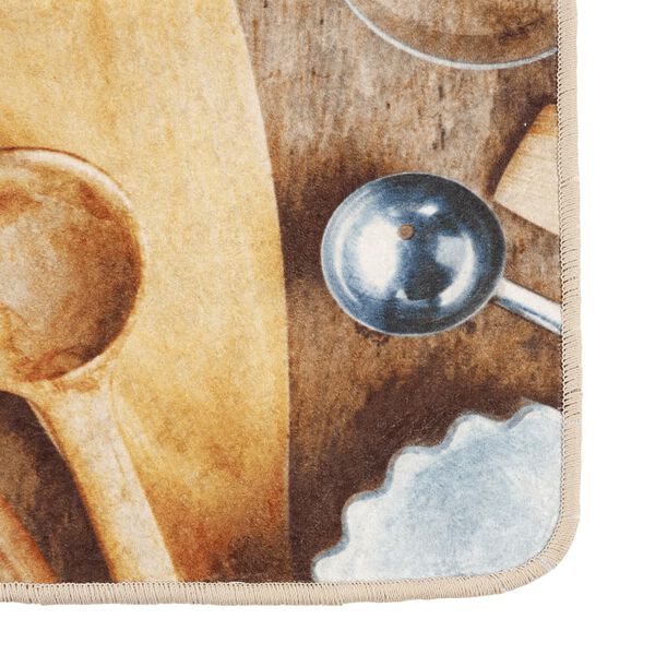 vidaXL Kuhinjska preproga večbarvna 60x180 cm pralna