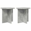 vidaXL Stojalo za rastline 2 kos Betonsko siva 40 x 40 x 40 cm