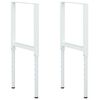 vidaXL Nastavljivi okvirji za delovno mizo 2 kosa kov. 55x(69-95,5) cm