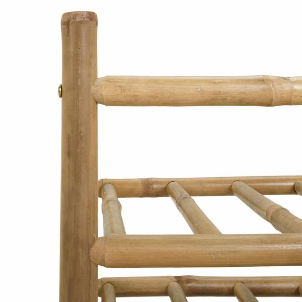 vidaXL Stojalo za vino Naravna 57 x 29,5 x 36 cm Bambus