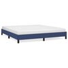 vidaXL Posteljni okvir brez vzmetnice moder 180x200 cm blago