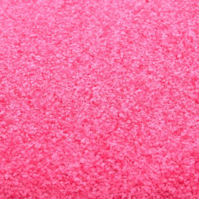 vidaXL Pralni predpražnik roza 90x150 cm