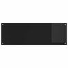 vidaXL Zaščita za kuhinjo Črna 120 x 40 x 0,6 cm kaljeno steklo