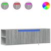 vidaXL Stenska TV omarica z LED lučkami siva sonoma 135x31x39,5 cm