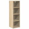 vidaXL Viseča omarica Sonoma hrast 30 x 29,5 x 100 cm Konstruiran les