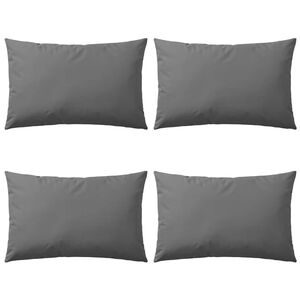 vidaXL Zunanje blazine 4 kosi 60x40 cm sive
