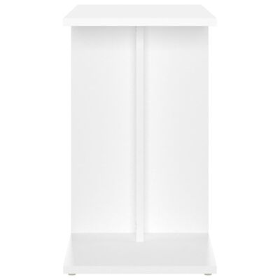 vidaXL Stranska mizica bela 50x30x50 cm iverna plošča