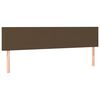 vidaXL Box spring postelja z vzmetnico temno rjava 120x190 cm blago