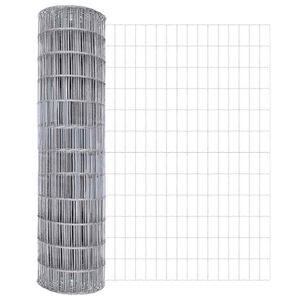 vidaXL Evropska ograja 1 x 25 m PVC prevlečen železo