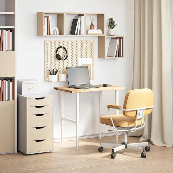 vidaXL Mizna plošča neobdelan 80x60x2,5 cm trdna hrastovina