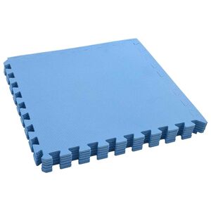 vidaXL Preproga na tleh bazena 6 pcs Modra 2,16 ㎡ EVA pena