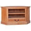 vidaXL Kotna TV omarica 80x40x49 cm trden les mahagonij