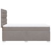 vidaXL Box spring postelja z vzmetnico taupe 90x190 cm blago