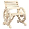 vidaXL Vrtni stol 58x58x78,5 cm trden les jelke