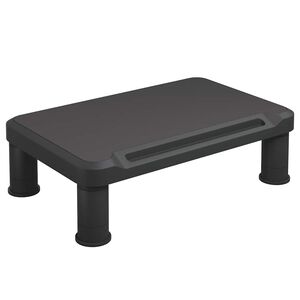 vidaXL Stojalo za monitor črno 38x24x10,5 cm