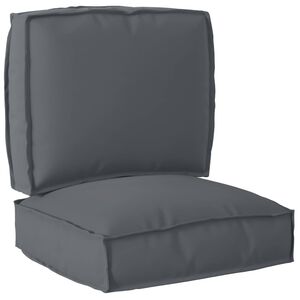 vidaXL Set blazin za palete Oxford tkanina Antracit 50 x 50 x 12 cm