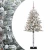 vidaXL Umjetno božično drevo z okrasnimi kroglami 120 cm 150 LED