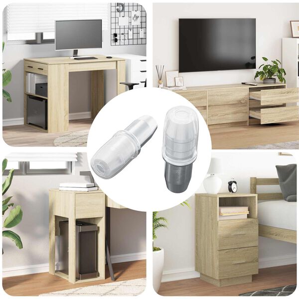 vidaXL Polica Peg 2 pcs srebrna 7 x 16 mm elezo