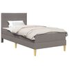 vidaXL Konstrukcija postelje 90 x 200 cm Taupe