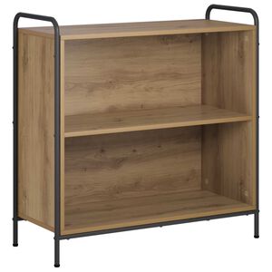 vidaXL Knjigovni omar 80 x 33 x 80 cm Inženirski les Artisan hrast