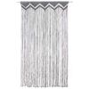 vidaXL Zavesa makrame antracitna 140x240 cm bombaž