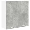 vidaXL Viseča omarica Betonsko siva 80 x 31 x 80 cm Inženirski les
