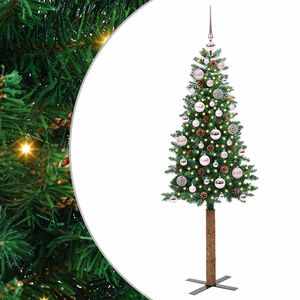 vidaXL Ožja jelka Zelena 150 cm PVC in trden bor