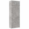 vidaXL Omara za shranjevanje betonsko siva 80x42,5x225 cm inž. les
