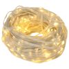 vidaXL Veriga lučk 150 LED Toplo bela 15 m