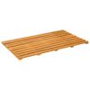 vidaXL Kopalni&scaron;ka preproga Rjava 80 x 48 x 2,5 cm Masiven les akacije