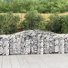 vidaXL Obokane gabion košare 20 kosov 400x50x80/100 cm cinkano železo